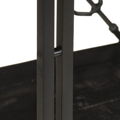 Bookcase | Black | Solid Mango Wood | Medium | Shelving | Bookcase
