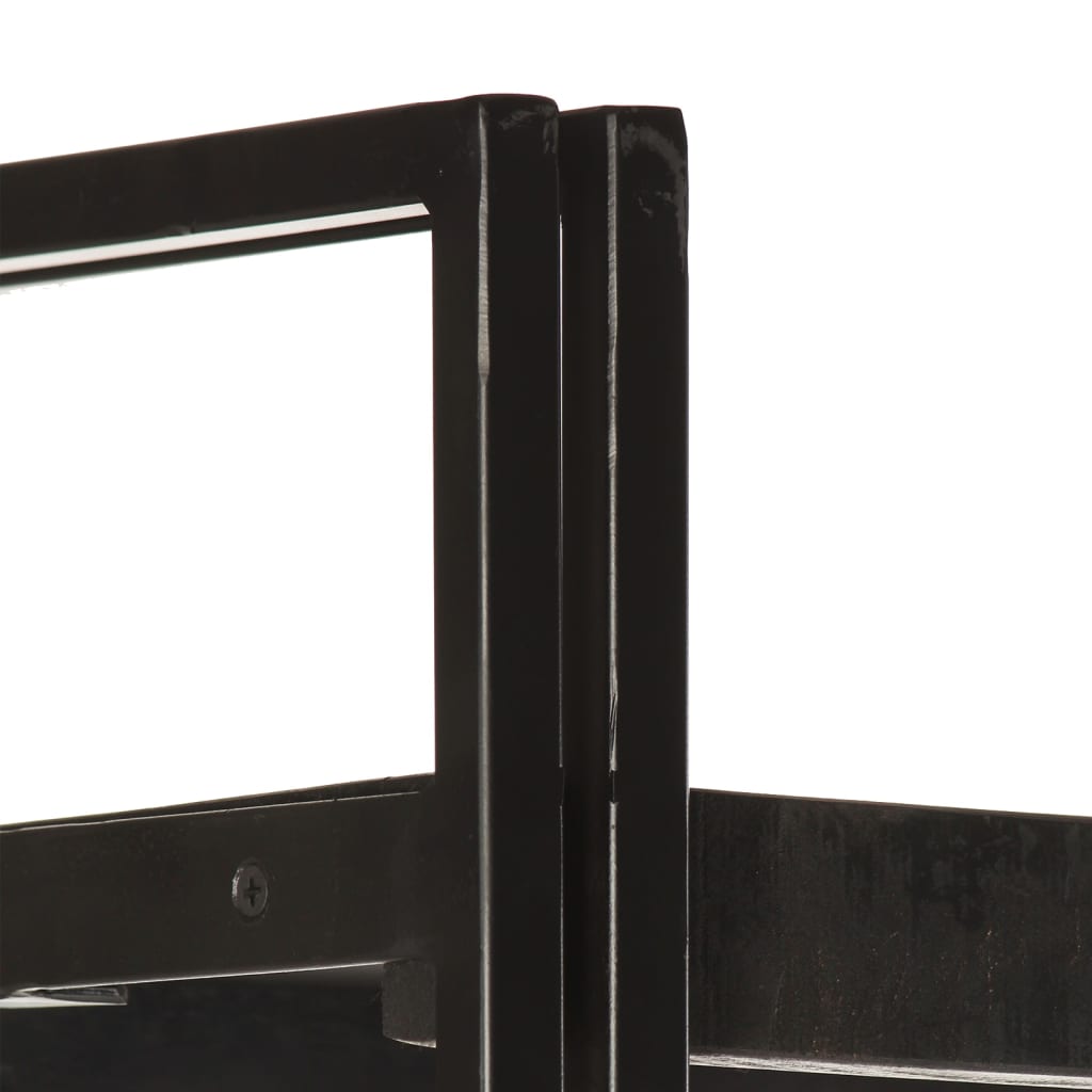 Bookcase | Black | Solid rough mango wood | Medium | Durable | Bookcase