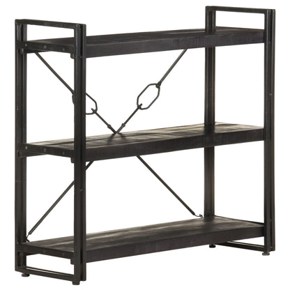 Bookcase | Black | Solid rough mango wood | Medium | Durable | Bookcase