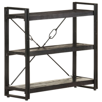 Bookcase | Black | Solid rough mango wood | Medium | Durable | Bookcase