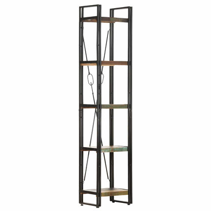 5-Tier Bookcase 40x30x180 cm Solid Reclaimed Wood