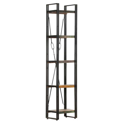 5-Tier Bookcase 40x30x180 cm Solid Reclaimed Wood