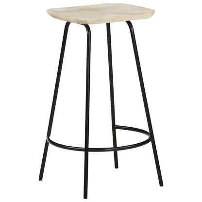 Bar Stools 4 pcs Solid Mango Wood