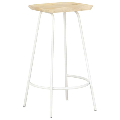 Bar Stools 4 pcs Solid Mango Wood