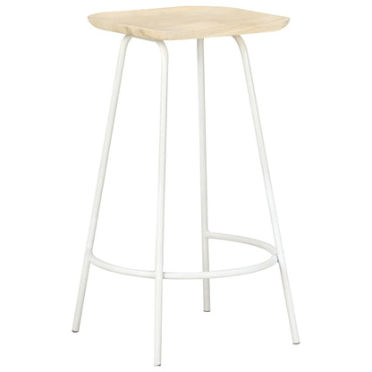 Bar Stools 4 pcs Solid Mango Wood