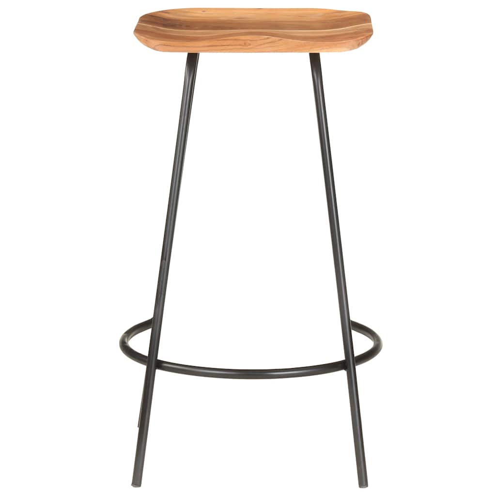Elegant wooden bar stools made of solid acacia wood, perfect for relaxing with friends and family.