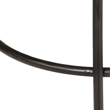 Two solid acacia wood bar stools 2 pcs with built-in footrests, demonstrating comfort and style for casual dining and gatherings.