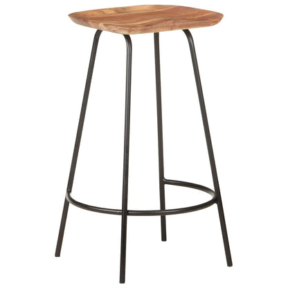 Bar Stools 4 pcs Solid Acacia Wood
