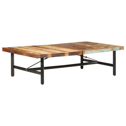 Coffee Table 142x90x42 cm Solid Reclaimed Wood