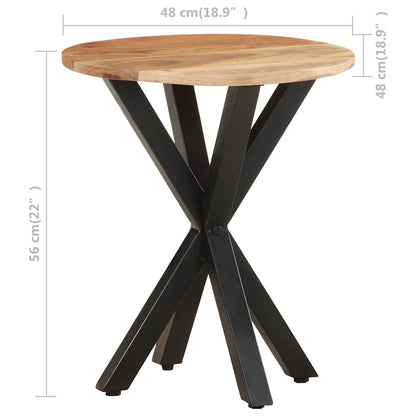 Side Table 48x48x56 cm Solid Acacia Wood