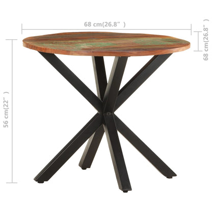Side Table 68x68x56 cm Solid Reclaimed Wood