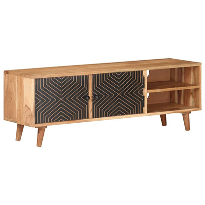 322665 vidaXL TV Cabinet 115x30x39 cm Solid Acacia Wood