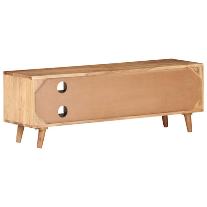 322665 vidaXL TV Cabinet 115x30x39 cm Solid Acacia Wood