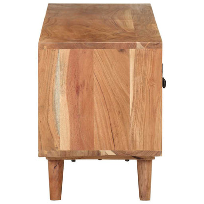 322665 vidaXL TV Cabinet 115x30x39 cm Solid Acacia Wood