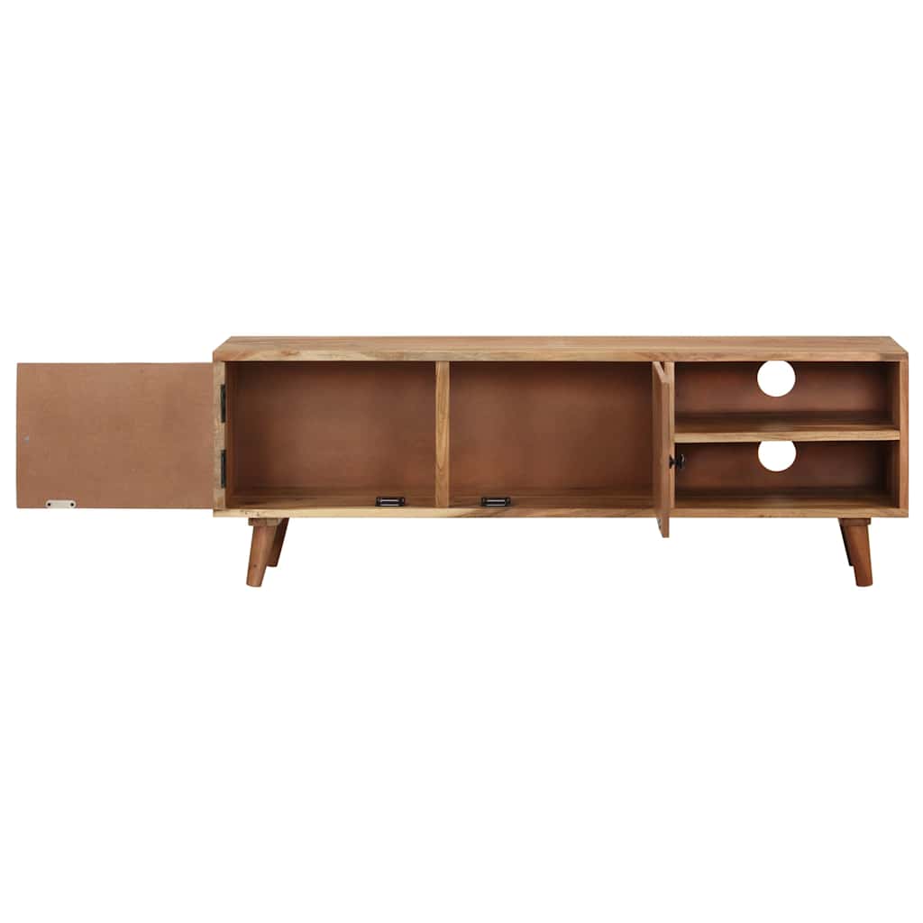 322665 vidaXL TV Cabinet 115x30x39 cm Solid Acacia Wood