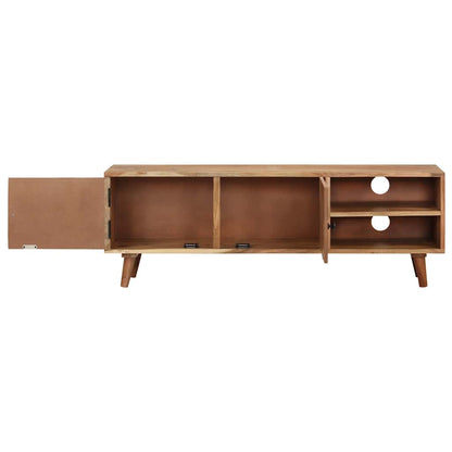 322665 vidaXL TV Cabinet 115x30x39 cm Solid Acacia Wood