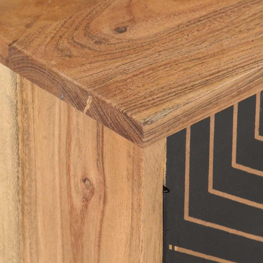 322665 vidaXL TV Cabinet 115x30x39 cm Solid Acacia Wood