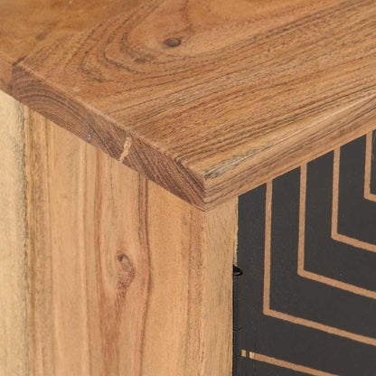 322665 vidaXL TV Cabinet 115x30x39 cm Solid Acacia Wood