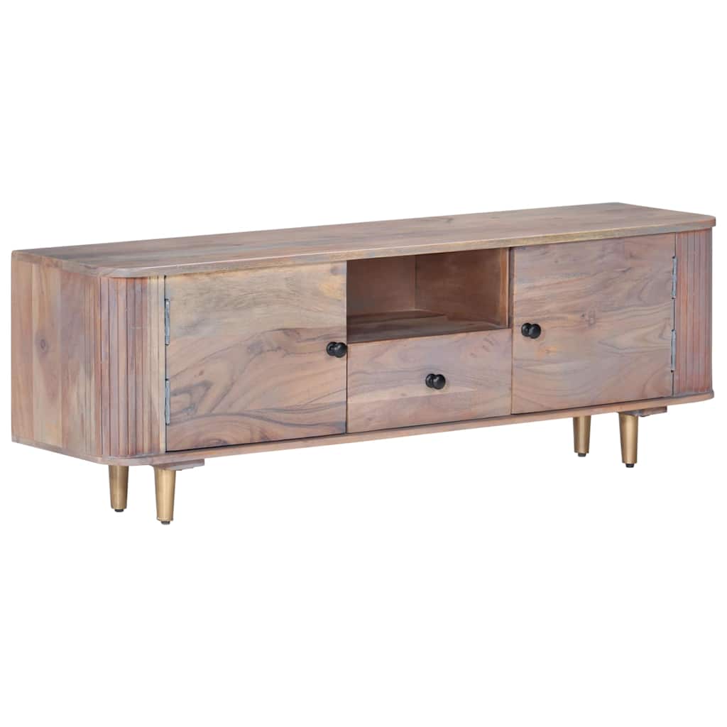 322684 vidaXL TV Cabinet 118x30x40 cm Solid Acacia Wood