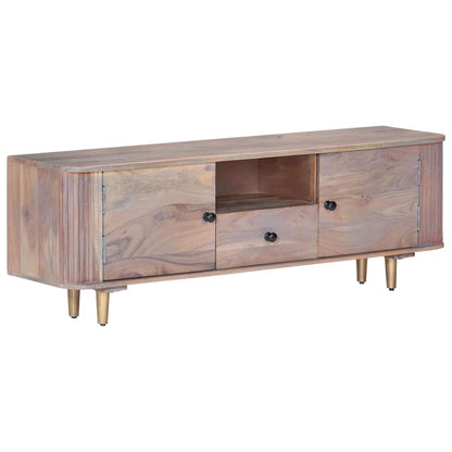 322684 vidaXL TV Cabinet 118x30x40 cm Solid Acacia Wood