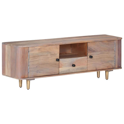 322684 vidaXL TV Cabinet 118x30x40 cm Solid Acacia Wood