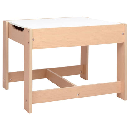 80284 vidaXL Children's Table with 2 Chairs MDF