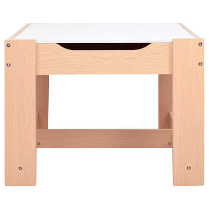 80284 vidaXL Children's Table with 2 Chairs MDF