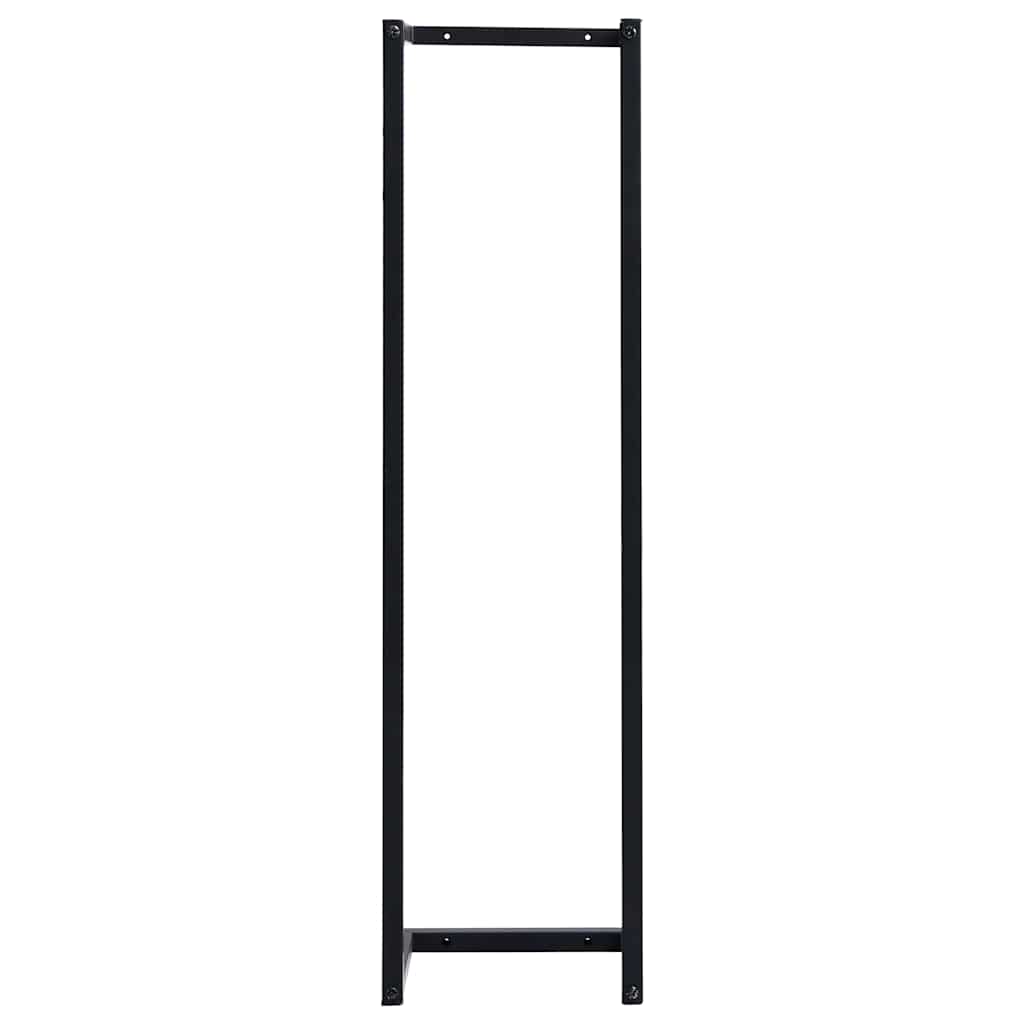 Towel Rack Black 25x20x95 cm Iron