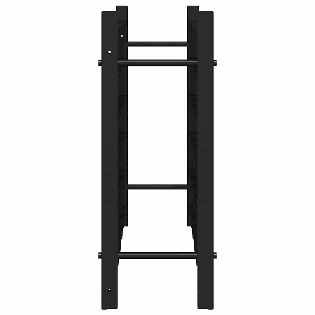 Wine Rack for 36 Bottles Black Iron