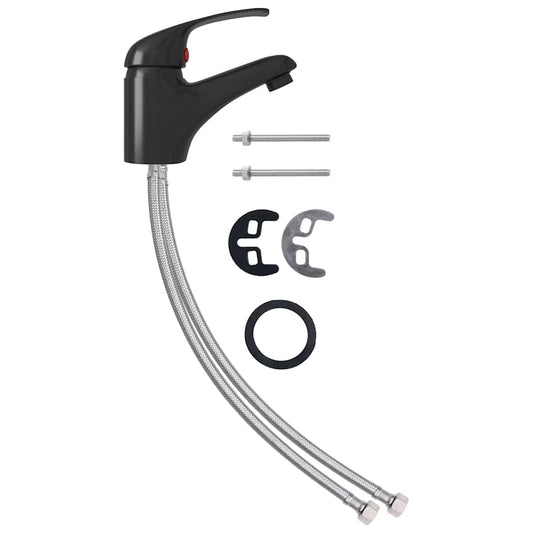 Basin Mixer Tap Black 13x10 cm