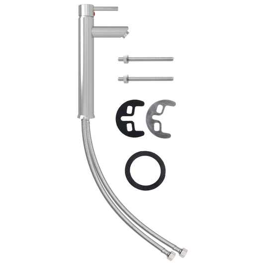 Bathroom Mixer Tap Silver 12x30 cm
