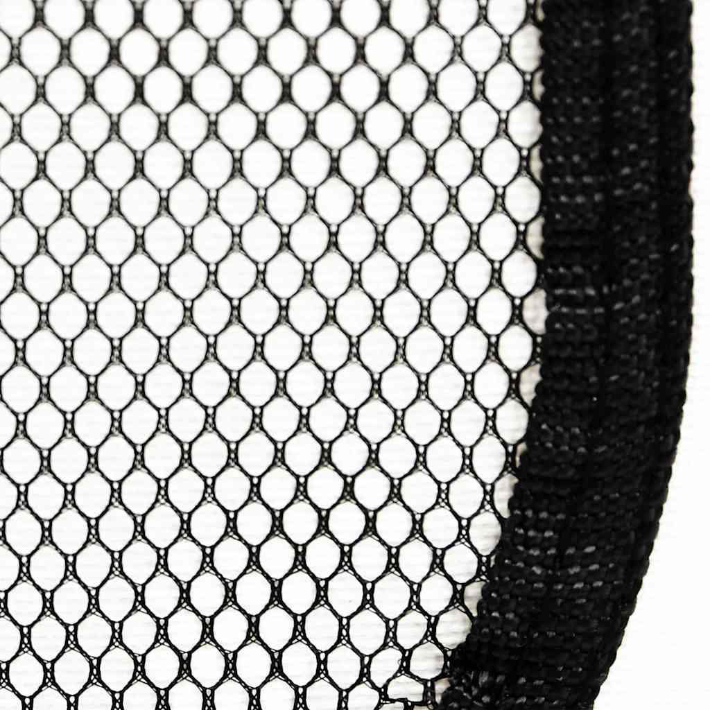171008 vidaXL Foldable Dog Playpen with Carrying Bag Black 145x145x61 cm