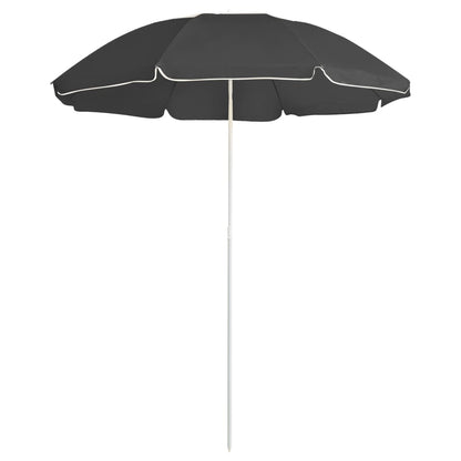Garden Parasol | Anthracite | 100% polyester, steel | 180 cm arc length