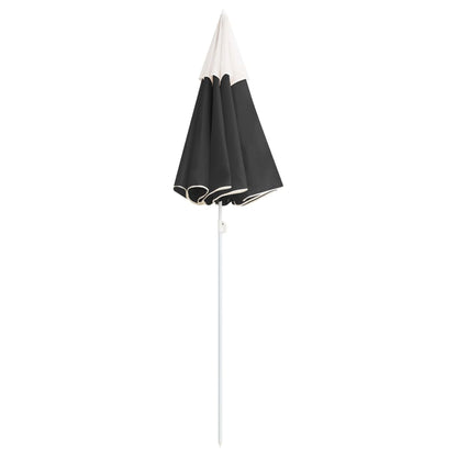 Garden Parasol | Anthracite | 100% polyester, steel | 180 cm arc length