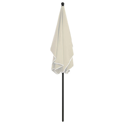 Garden Parasol | Sand | Fabric (100% polyester), Steel | 210x140 cm