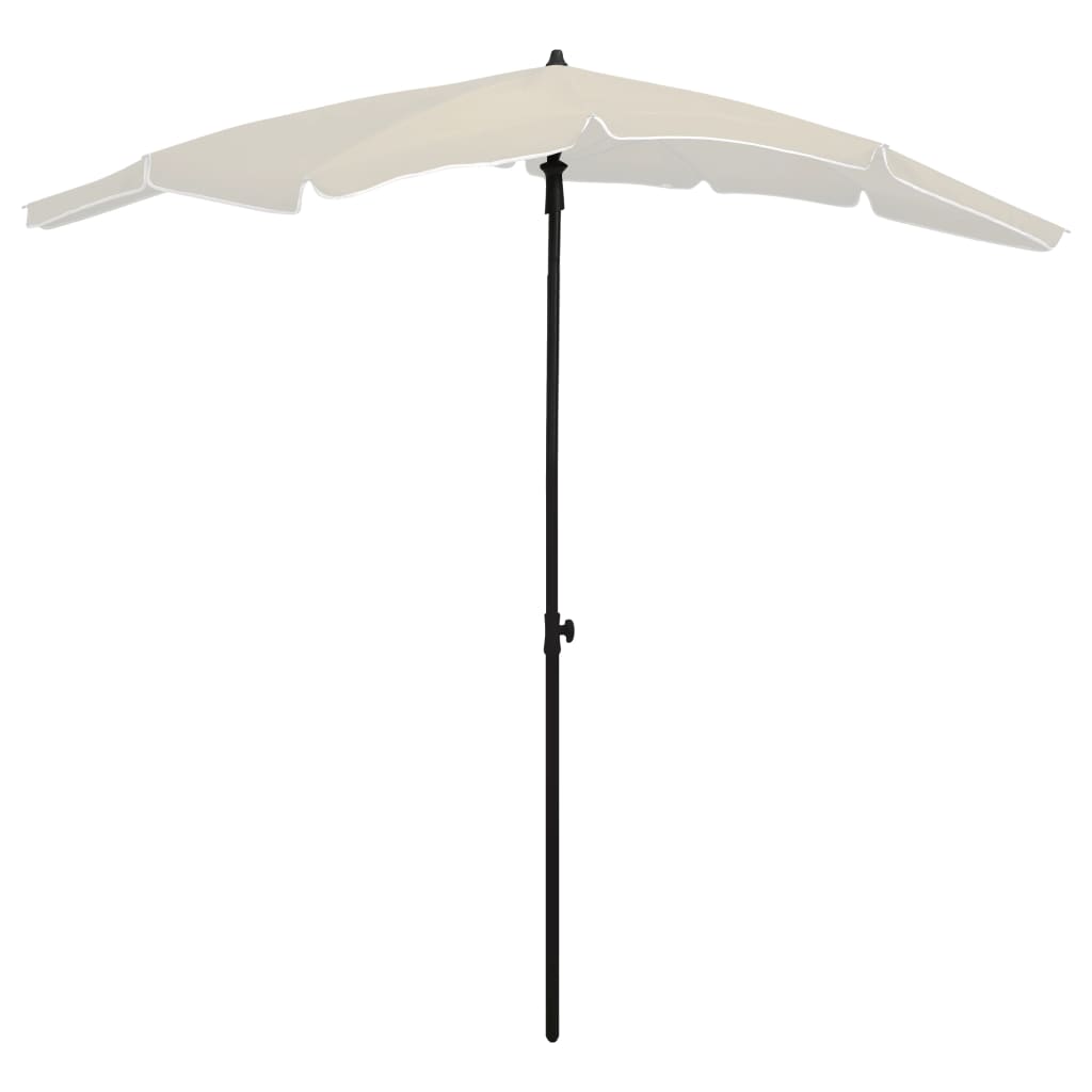 Garden Parasol | Sand | Fabric (100% polyester), steel | Medium