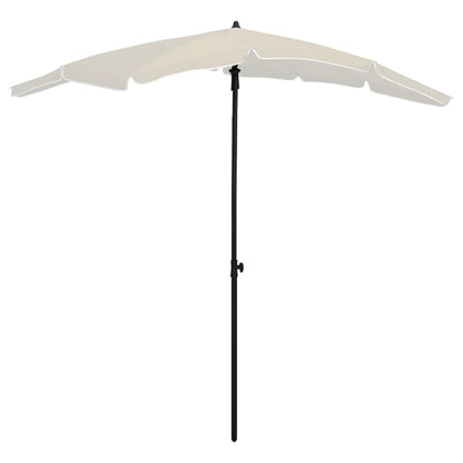 Garden Parasol | Sand | Fabric (100% polyester), steel | Medium
