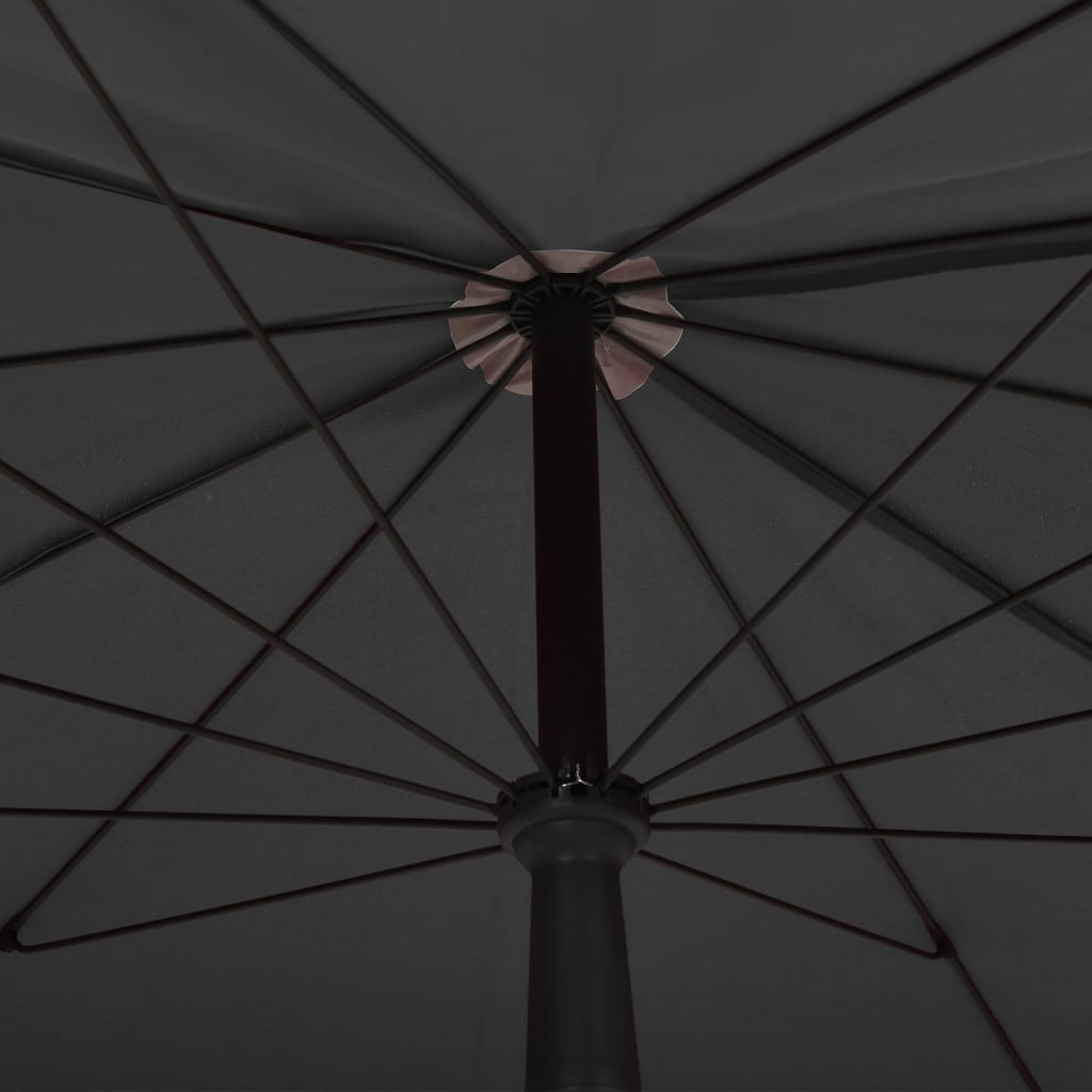 Garden Parasol | Anthracite | Polyester, Steel | Large |  Tiltable