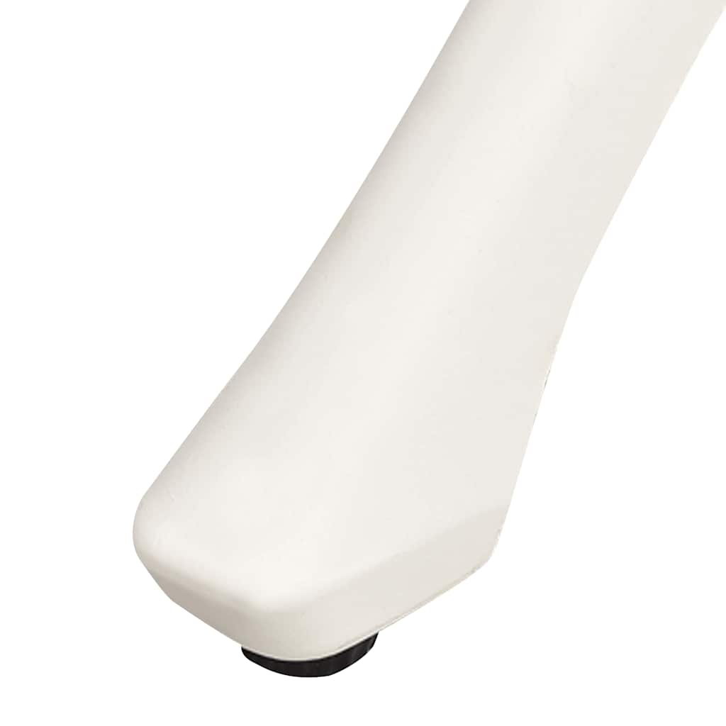 315584 vidaXL Garden Table White 78x78x72 cm Cast Aluminium