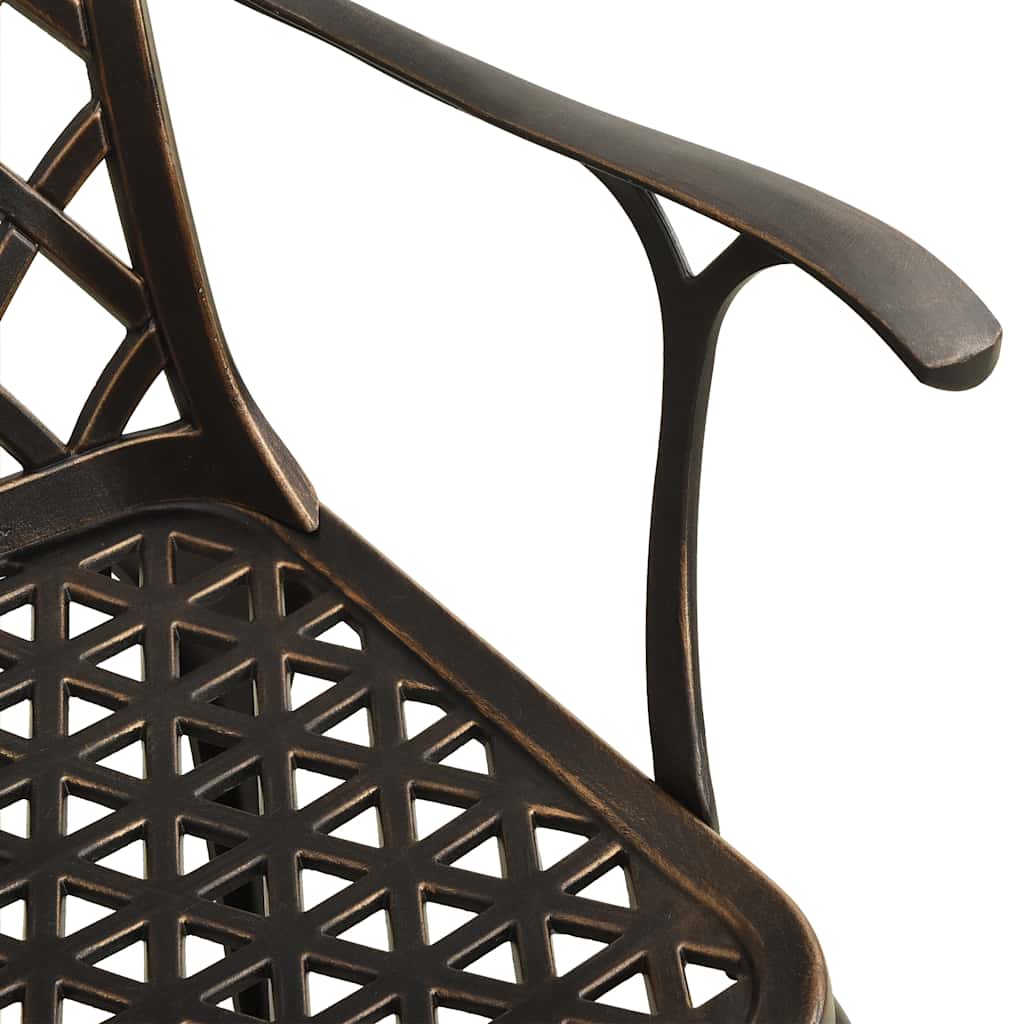 Bistro Set | Bronze | Cast aluminium | Medium | Durable | Bistro Set
