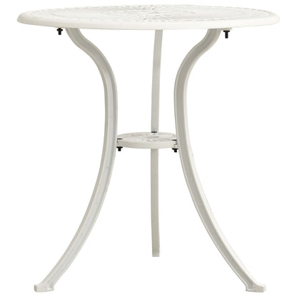 Bistro Set | White | Cast Aluminium | Small | Ergonomic | Bistro Set
