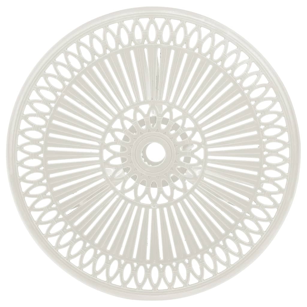 Bistro Set | White | Cast Aluminium | Small | Ergonomic | Bistro Set