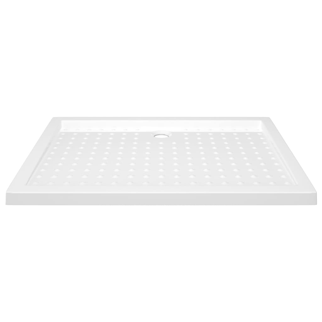 Shower Base Tray with Dots White 70x100x4 cm ABS