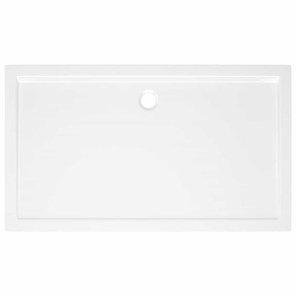 Rectangular ABS Shower Base Tray White 70x120 cm