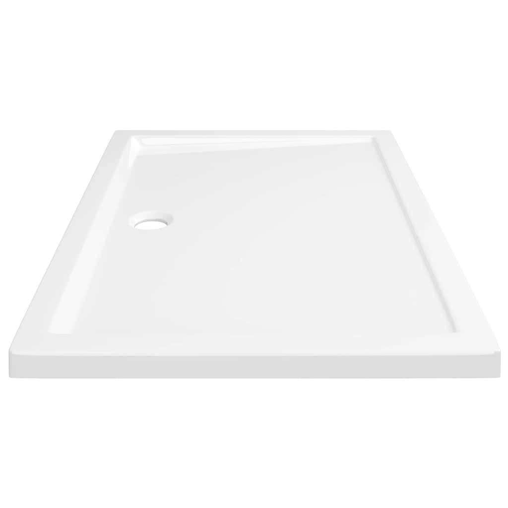 Rectangular ABS Shower Base Tray White 70x100 cm