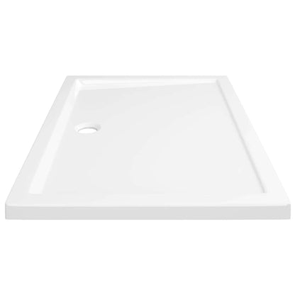 Rectangular ABS Shower Base Tray White 70x100 cm