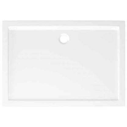 Rectangular ABS Shower Base Tray White 70x100 cm
