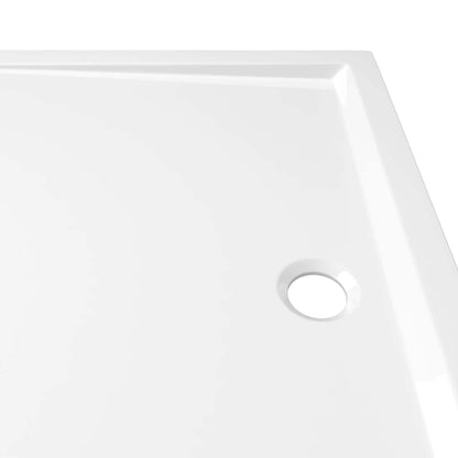 Rectangular ABS Shower Base Tray White 70x100 cm