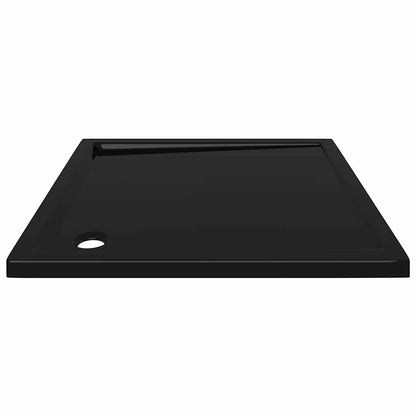 Square ABS Shower Base Tray Black 90x90 cm