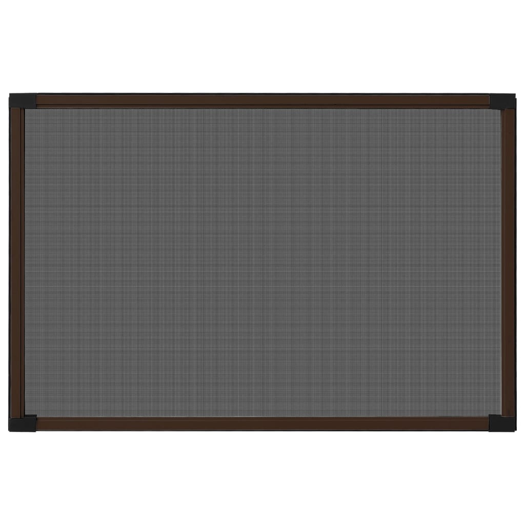 Extendable Insect Screen for Windows Brown